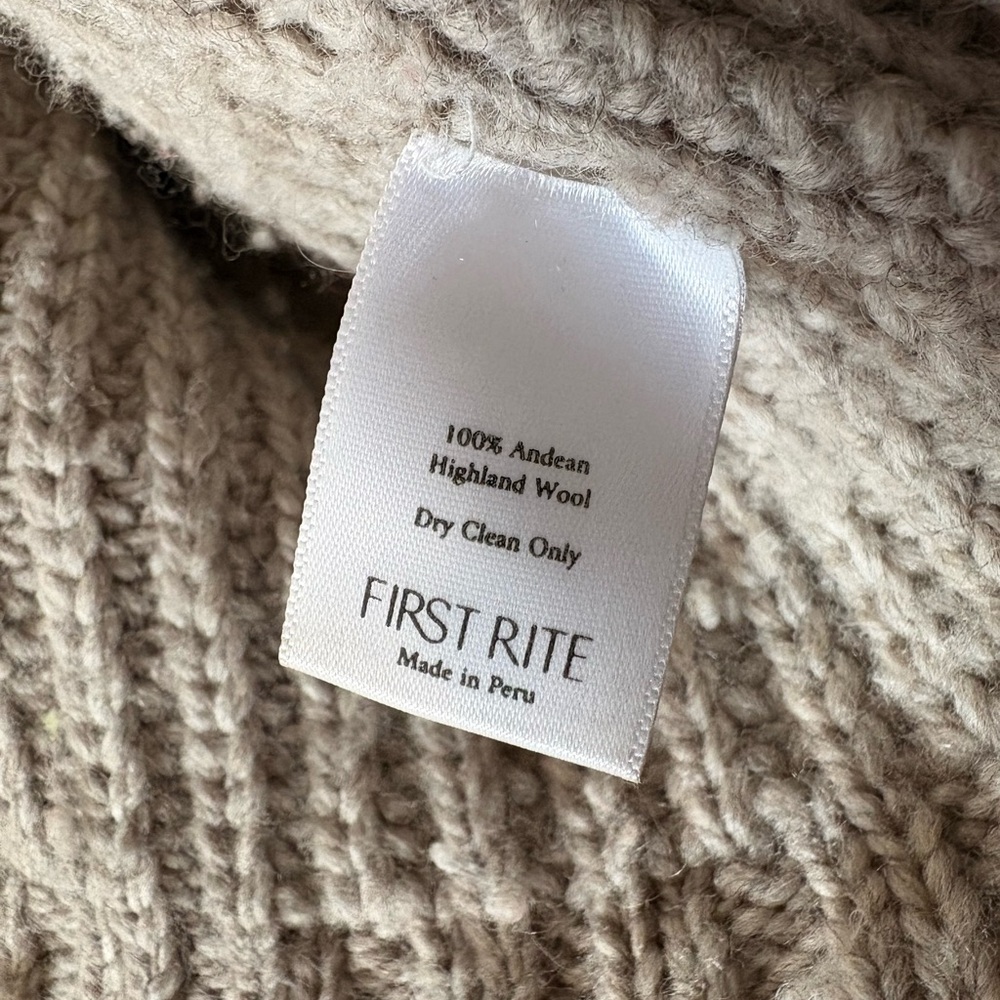 First Rite Sweater Coat - Undyed Fog - Picture 5 of 6